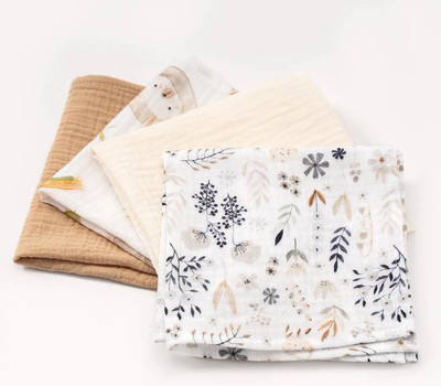 Набор платков носовых Perina КМС.4.29-0 (4шт, цветной микс)