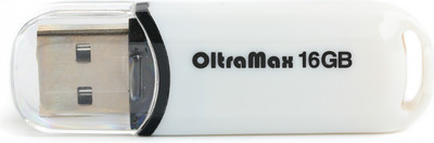 USB flash накопитель Oltramax 230 White 16GB / OM-16GB-230-White
