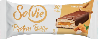 Набор протеиновых батончиков Solvie Protein Barre Миндаль (24x50г)