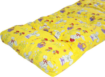 Тюфяк в кроватку Vitok 120х60х5 / С-06.029 (бязь, наполнитель вата одежная хлопкольняная Люкс)