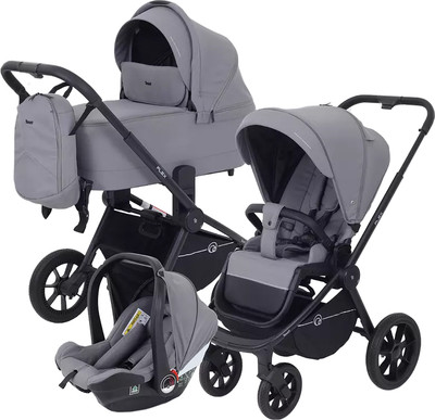 Детская универсальная коляска Rant Flex 3в1 / RA077 (серый)