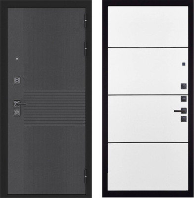 Входная дверь ГРАНИТ Гранж 79 (96x207, правая)