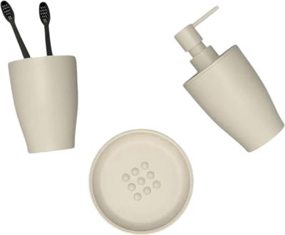 Набор аксессуаров для ванной Primanova Pure M-SAS15-09 (бежевый)