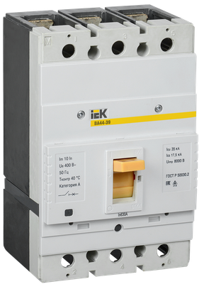 Выключатель автоматический IEK ВА44-39 3Р 630А 35кА / SVT50-3-0630-35