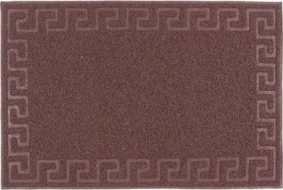 Коврик грязезащитный Remocolor Меандр 40x60см / 70-1-3302 (коричневый)