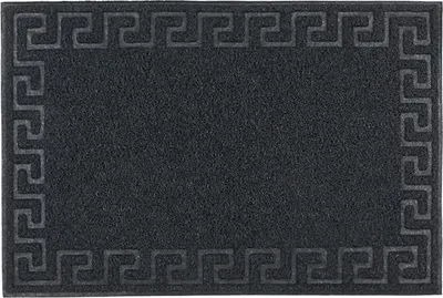 Коврик грязезащитный Remocolor Меандр 40x60см / 70-1-3303 (черный)
