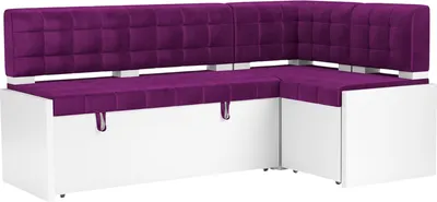 Уголок кухонный мягкий Mebel-Ars Ганновер 205x82x130 (фиолет)