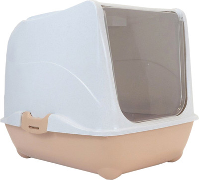 Туалет-домик ZooM Малый закрытый с дверцей / 2929беж-мрамор