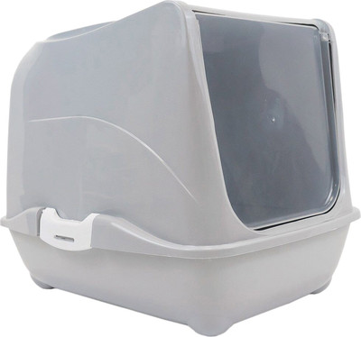 Туалет-домик ZooM Малый закрытый с дверцей / 2929св-сер