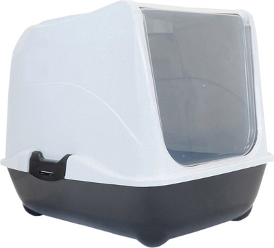 Туалет-домик ZooM Малый закрытый с дверцей / 2929черн-мрамор