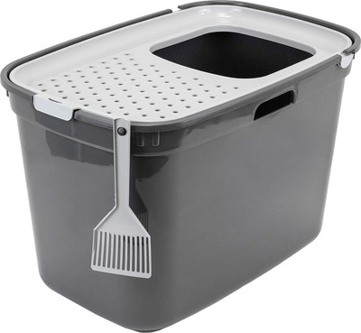 Туалет-домик ZooM Закрытый с верхним входом / 2932сер