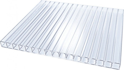 Сотовый поликарбонат TitanPlast Ultra 2100x6000х6мм 0.71кг/кв.м (прозрачный)