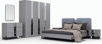 Комплект мебели для спальни Кастанье Дезире-5 (серый)