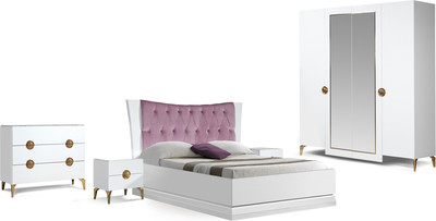 Комплект мебели для спальни Кастанье Теона-4 (белый)