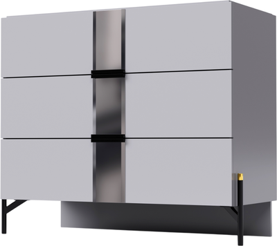 Комод Кастанье Дезире СК 004-06 (серый)