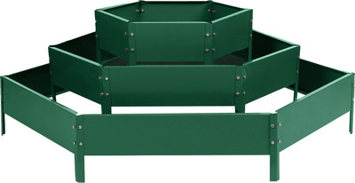 Грядка модульная GREENGO 3 яруса 60–100–140см (зеленый)