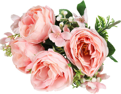 Искусственный букет ForGarden Роза BN11047 (нежно-розовый)