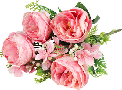 Искусственный букет ForGarden Роза BN11048 (светло-розовый)