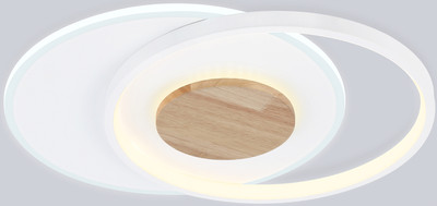 Люстра Ambrella FL4788 WH/WD (белый/дерево)