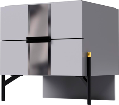 Прикроватная тумба Кастанье Дезире СК 004-07 (серый)