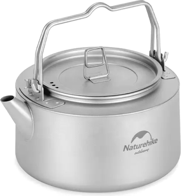 Чайник походный Naturehike NH21CJ007-1Ti (1л, титановый)