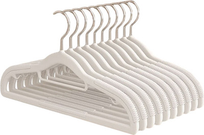 Набор пластиковых вешалок-плечиков Sundays Home 6407000932B (10шт, белый)