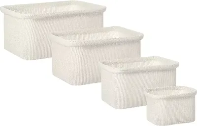 Набор корзин Bergenson Bjorn Sustainable Collection / BB000091 (4шт, молочный)