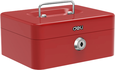 Кэшбокс Deli T501 (красный)