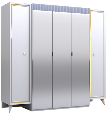 Шкаф Кастанье Торонто 5-ти створчатый СП 042-01 (белый)