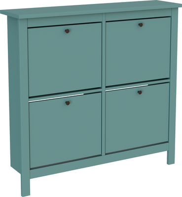 Тумба для обуви Mio Tesoro Сага 113x108 2.08.10.180.6 (темно-бирюзовый)