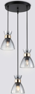 Люстра Ambrella TR3408/3 BK/FGD/SM (черный/золото/дымчатый)