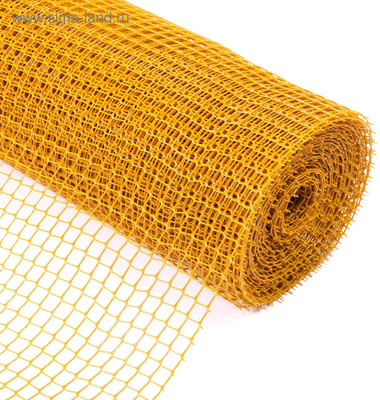 Сетка садовая GREENGO 1x20м ячейка ромб 15x15мм (желтый)