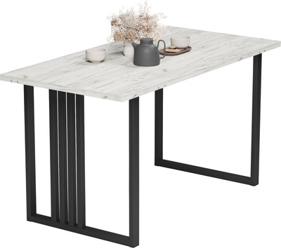 Обеденный стол Mio Tesoro Laim 120x66 (дуб крафт белый/черный)