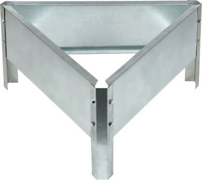 Грядка модульная GREENGO Клумба оцинкованная Терция 50x15см