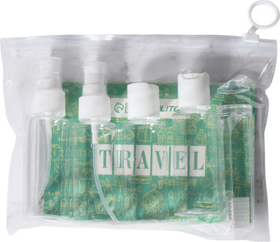 Набор флаконов для косметики Onlytop В чехле / 10666623 (5шт, белый)