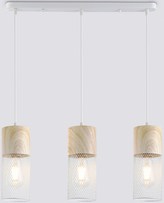 Люстра Ambrella TR8499/3 WH/WD (белый/дерево)