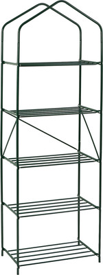 Стеллаж для рассады GREENGO 5 полок 190x40x65см металлический каркас
