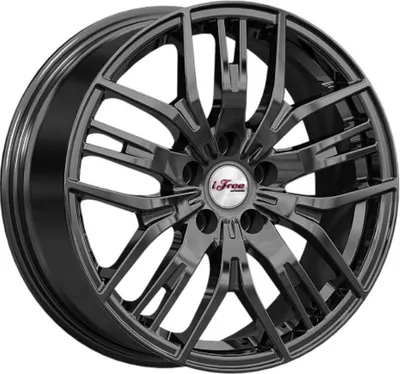 Литой диск iFree Аскет 17x7" 5x108мм DIA 67.1мм ET 45мм BK