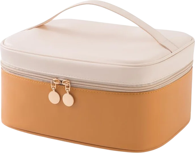 Косметичка Glamify 640102084A (бежевый/желтый)