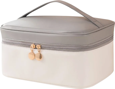 Косметичка Glamify 640102084C (серый/белый)