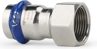 Муфта Varmega Inox Press раструбная с внутренней резьбой 28х3/4" / VM705002805