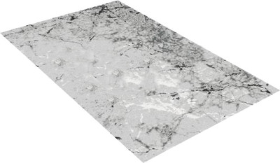 Коврик Shahintex Icarpet Print Антискользящий 138 Мрамор Ит. 50x80 / 848447 (серый)