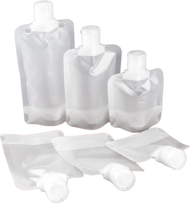 Набор флаконов для косметики Onlytop 10582142 (6шт, прозрачный/белый)