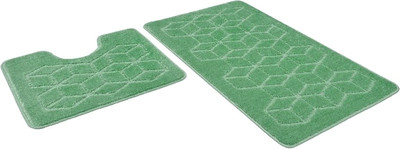 Набор ковриков для ванной и туалета Shahintex РР 50x80/50x50 002 (мятный)