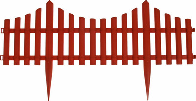 Изгородь декоративная GREENGO 30x300см 5 секций (терракотовый)