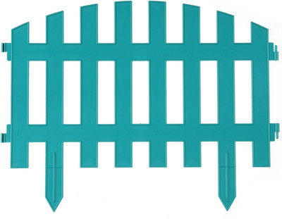 Изгородь декоративная GREENGO Renessans 35x210см 5 секций (бирюзовый)