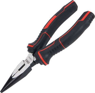 Длинногубцы Deli DL100206G (красный/черный)