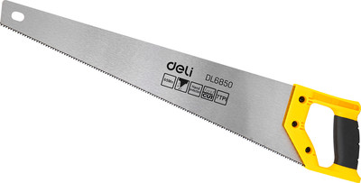Ножовка Deli YS EDL6850 по дереву (7 TPI, 500мм, зеленый/черный)