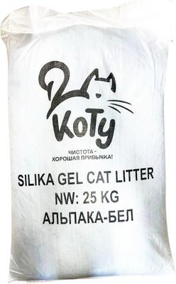 Наполнитель для туалета Коту Силикагелевый (25кг)