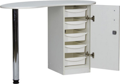 Стол для маникюра Элеганс Катрин Next (белый)